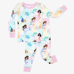 NEW Little Sleepies Mystic Mermaids Two-Piece Pajama Set Fairy Dolls Girly Bambo